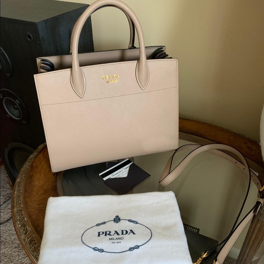 PRADA Bibliotheque Tote - Picture 13 of 16